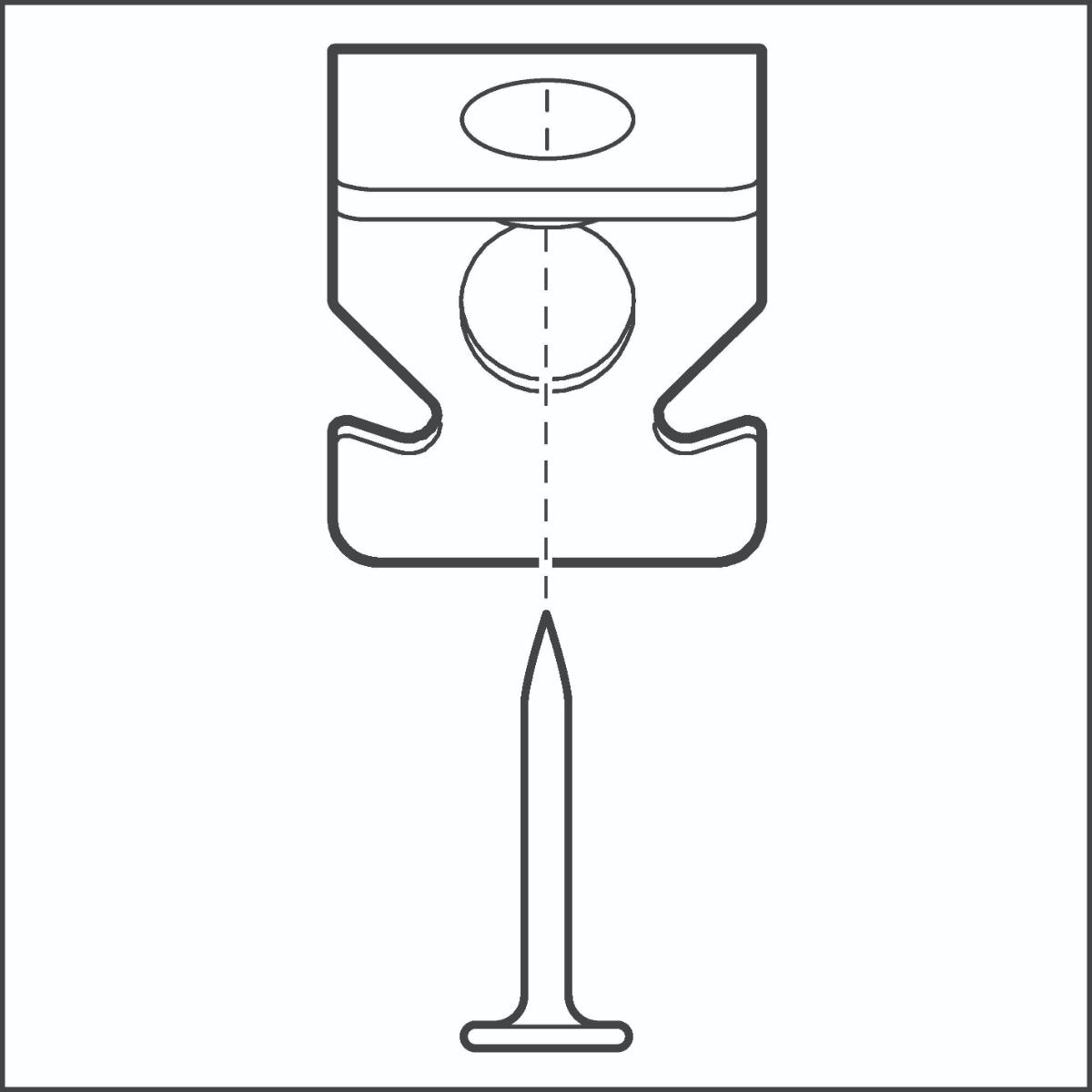 Bosch PRO FMH Metall-Deckenhänger, 100 Stück