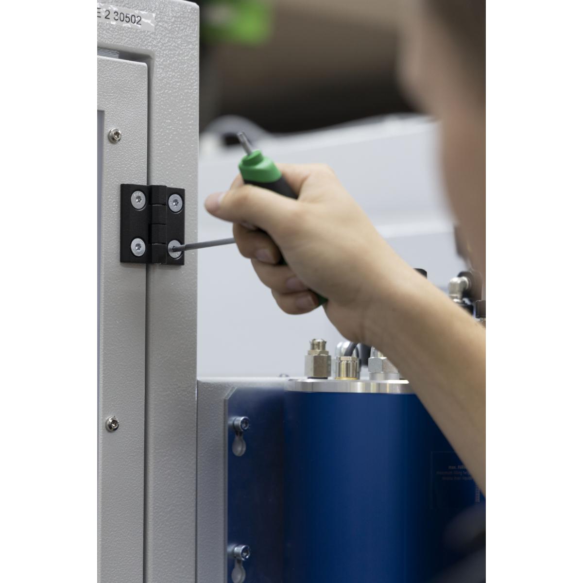 Wiha Stiftschlüssel mit Quergriff Set ComfortGrip TORX 6-teilges Set mit Seitenabtrieb, mattverchromt