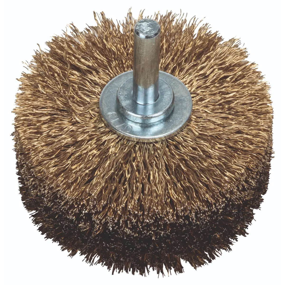 Bosch Holzstrukturbürste für Bohrmaschinen - Gewellter Draht, vermessingt, 80 mm