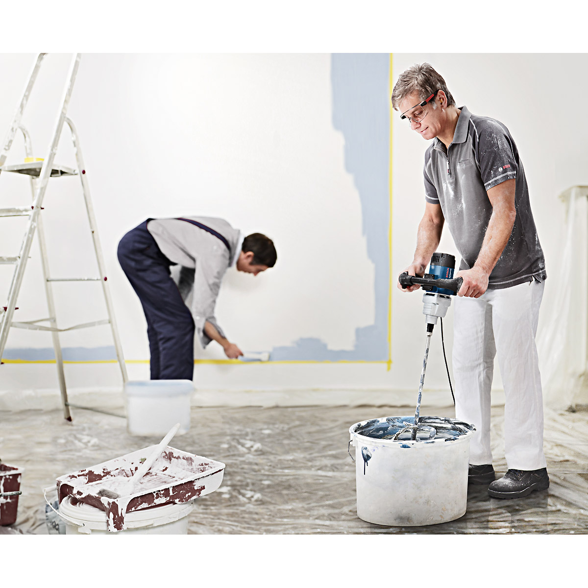 Bosch Rührwerk GRW 12 E, 1-Gang Rührwerk, 1200 W