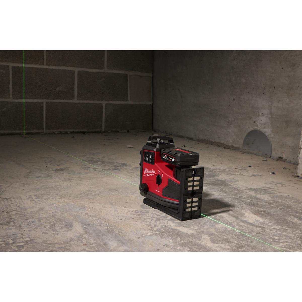 4933499002mi Milwaukee M12 3 x 360° Akku-Laser M12A3PLO-401C