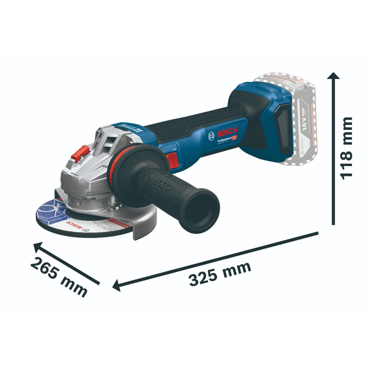 Bosch Combo Kit 18V Werkzeug-Set: GSR 18V-65 + GDX 18V-285 + GBH 18V-26 + GWS 18V-11