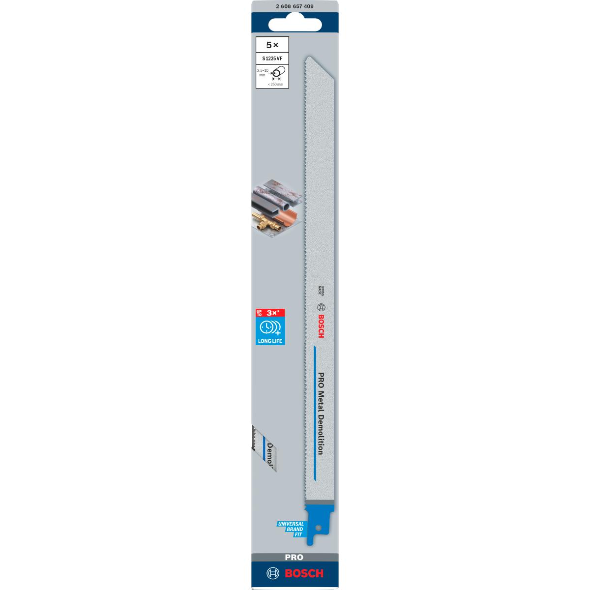 Bosch PRO Säbelsägeblatt S 1225 VF, Heavy for Metal