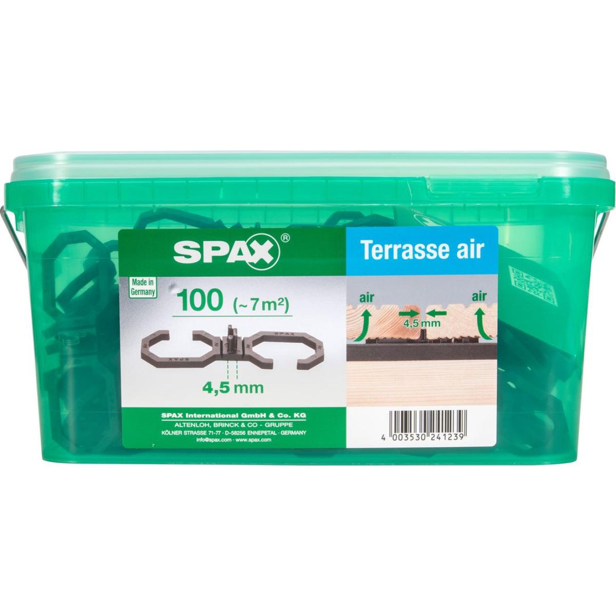 SPAX AIR ABSTANDSHALTER 4,5MM HKB L , HENKELBOX 100 Stück