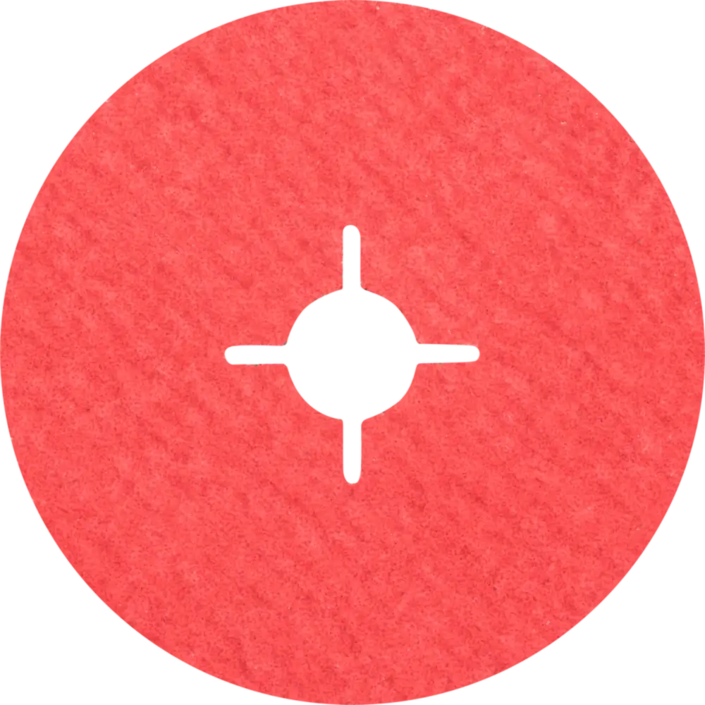 PFERD TOOLS Keramikkorn Fiberscheibe für kühlen Schliff auf Edelstahl