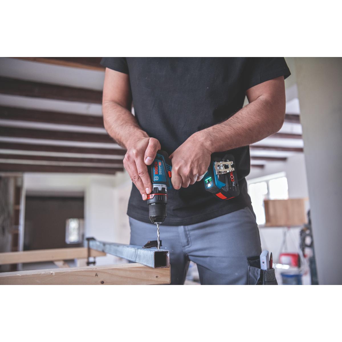 Bosch Akku-Bohrschrauber GSR 18V-90 FC, 2 x Akku ProCORE18V 4.0Ah, L-BOXX