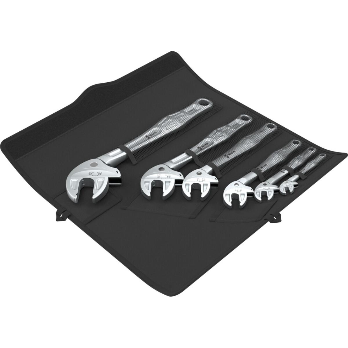 Wera 6004 Joker 6-stelliges Set Selbstjustierender Maulschlüssel-Satz