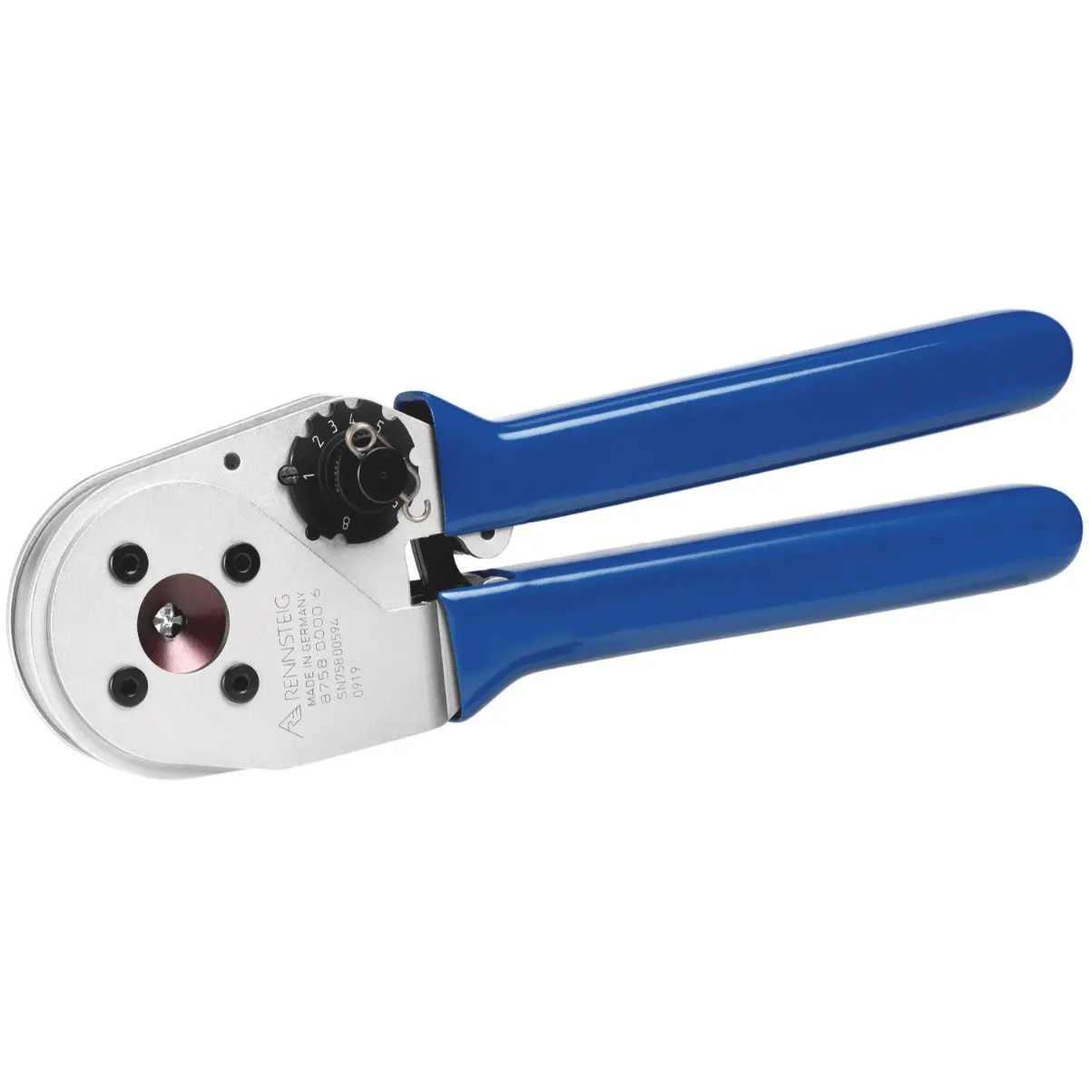 Rennsteig Vierdornzange SelectorCrimp für Luftfahrt-Kontakte 0,14 - 3,3 mm² / AWG 26 - 12