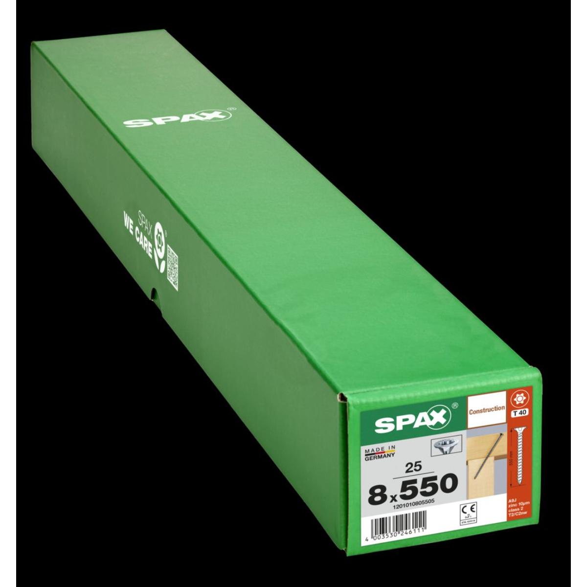 SPAX-S Senkmultikopf T-Star Plus T40 Vollgewinde Cut WIROX, 25 Stück