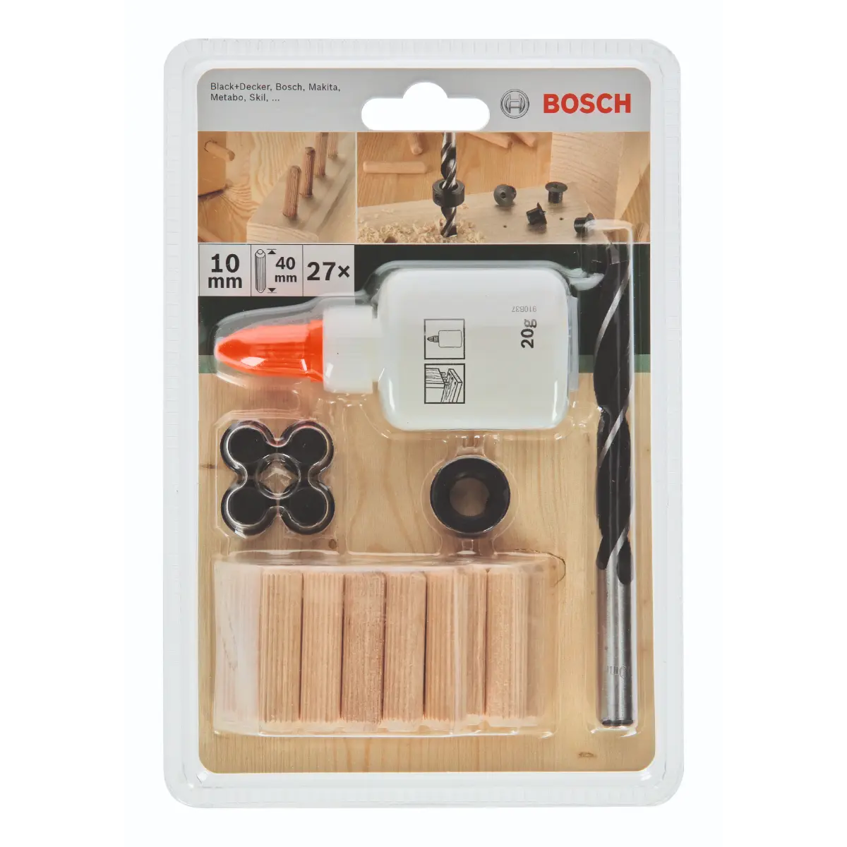 Bosch Dübel-Set D= 10 mm, L= 40 mm, 27-tlg.