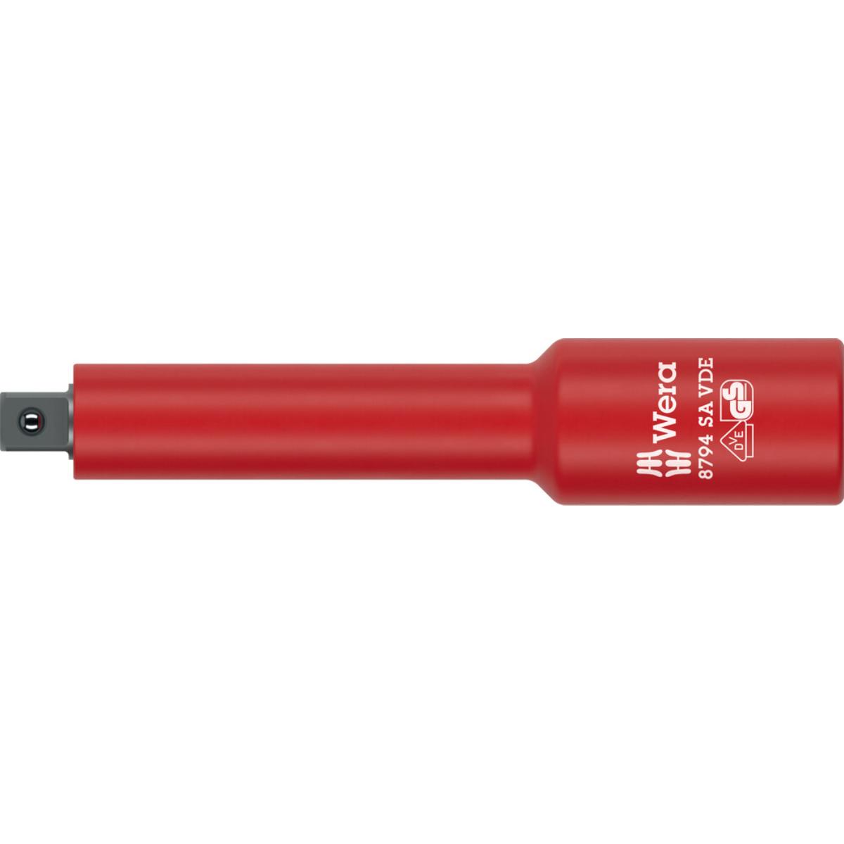 Wera 8794 SA VDE Zyklop-Verlängerung, isoliert, kurz, 1/4 zoll, 1/4 zoll x 91 mm