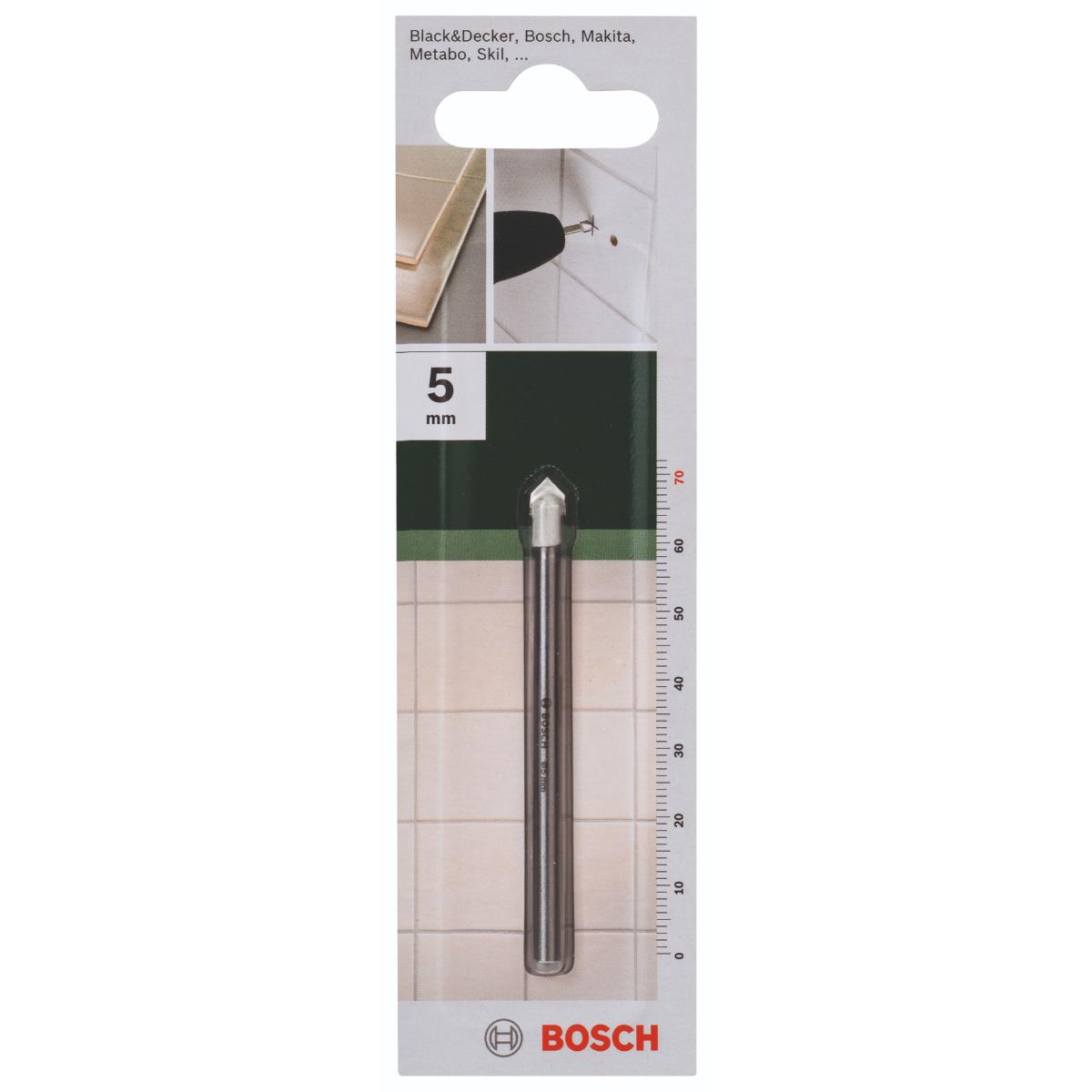 Bosch Fliesenbohrer D= 5,0 mm, L= 70 mm