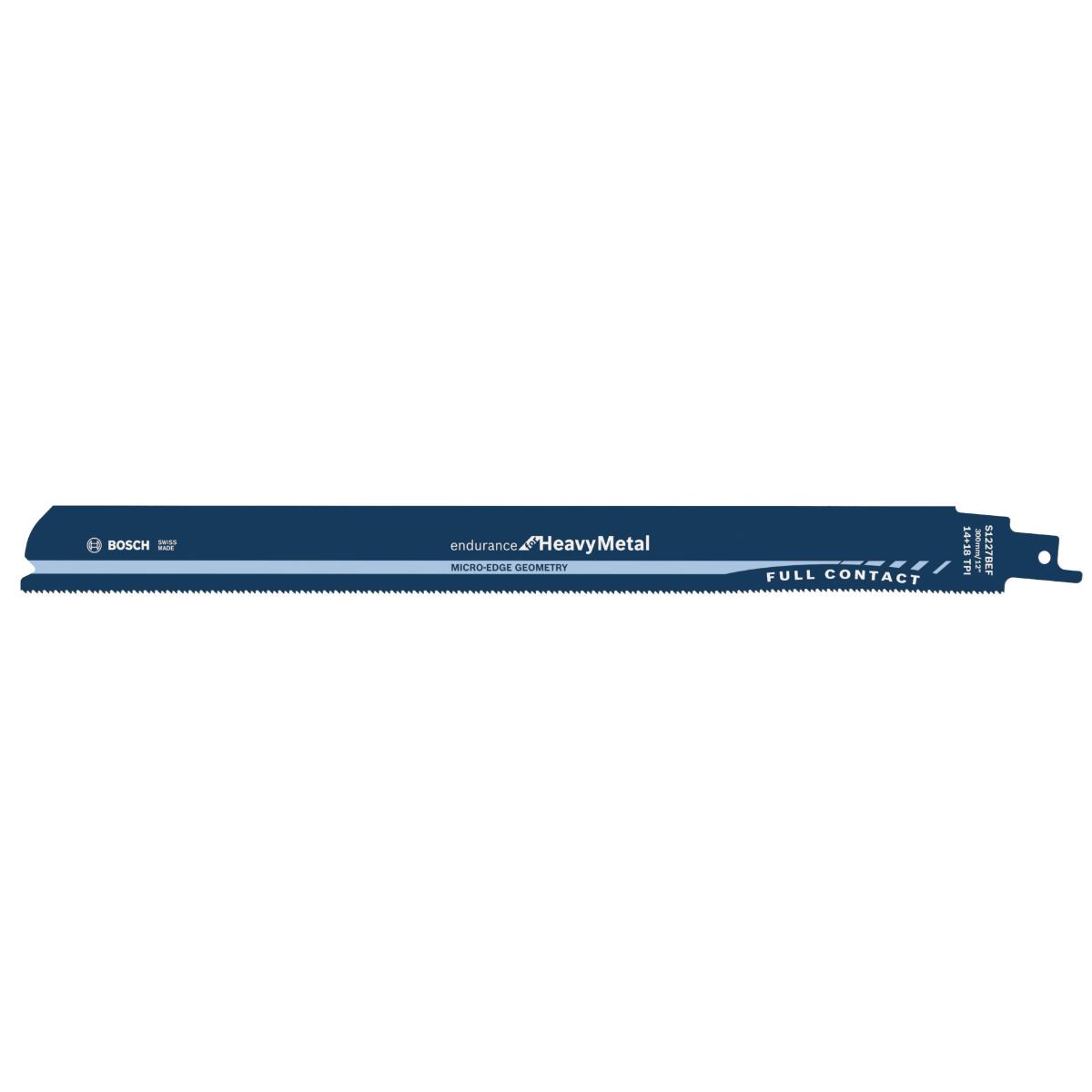 Bosch Säbelsägeblatt S 1227 BEF Endurance for Heavy Metal, 5er-Pack
