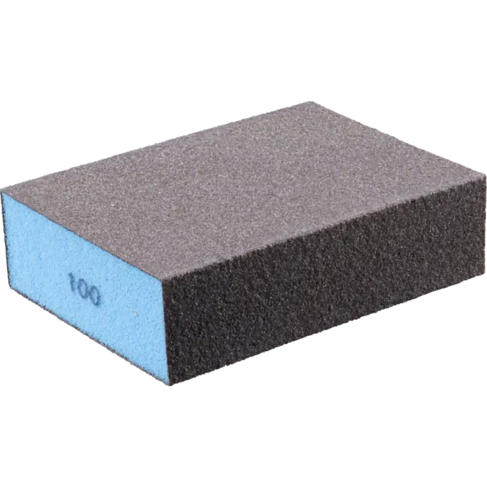 PFERD TOOLS Wasserfester Schleifschwamm 69x98x26 mm A100 vierseitig für universelle Anwendung