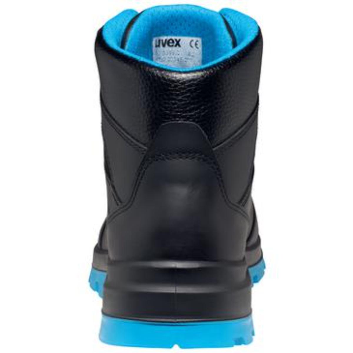 uvex 2 xenova BOA Sicherheitsschuh Stiefel S3, schwarz-blau