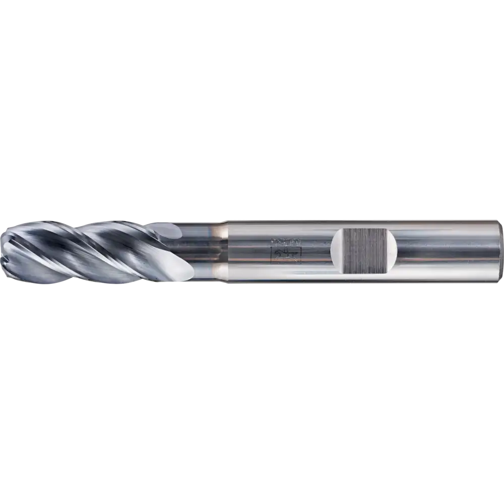 PFERD Tools VHM Eckfräser lang 4 Schneiden Radius TiAlN Schaft HB Universal Line