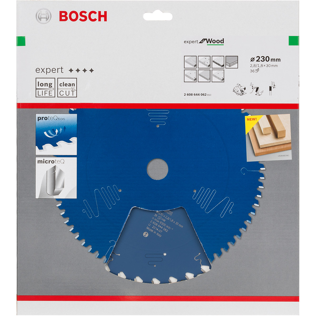 Bosch Kreissägeblatt Expert for Wood ø 230 mm