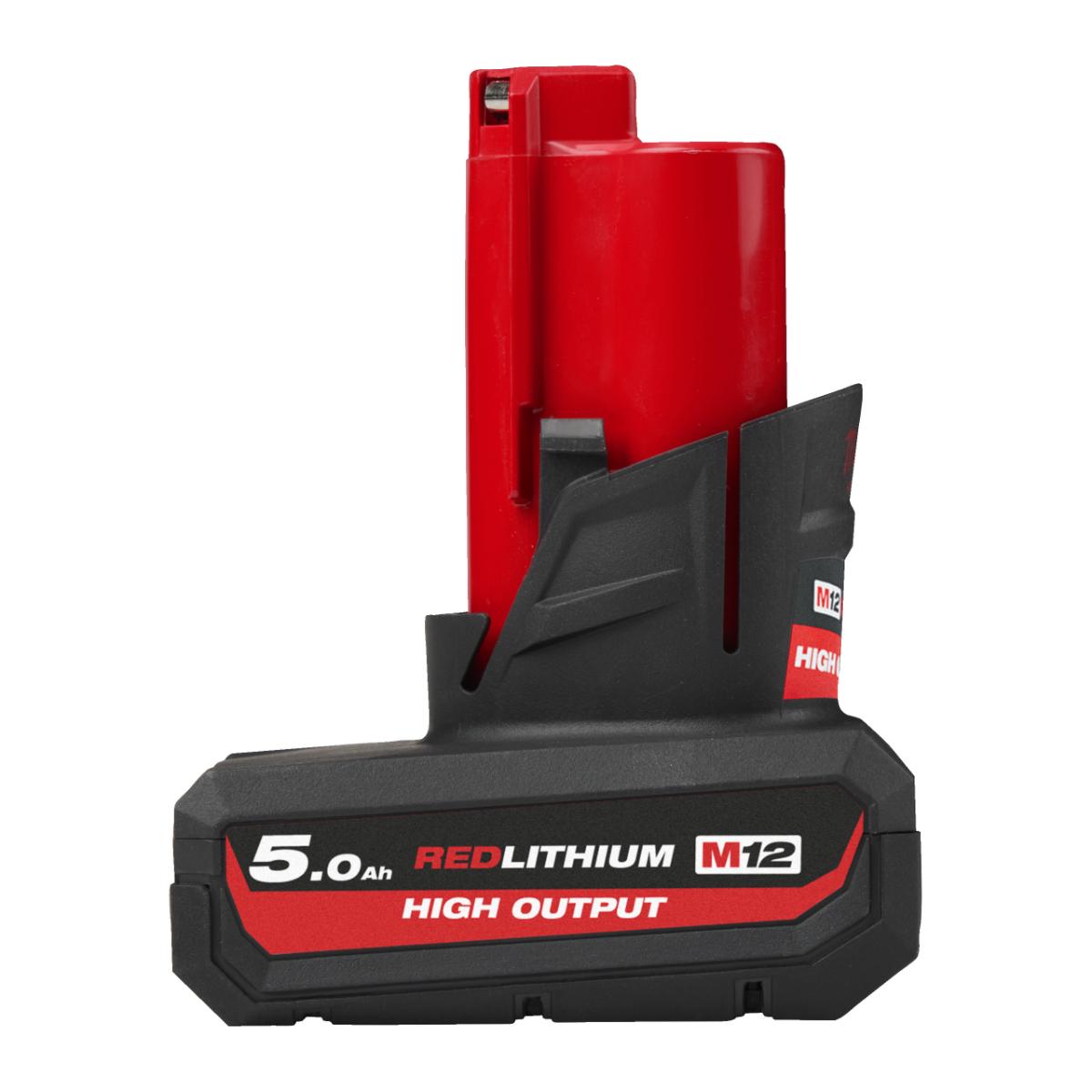 Milwaukee M12 HIGH OUTPUT 5,0-Ah-Akku M12 HB5 