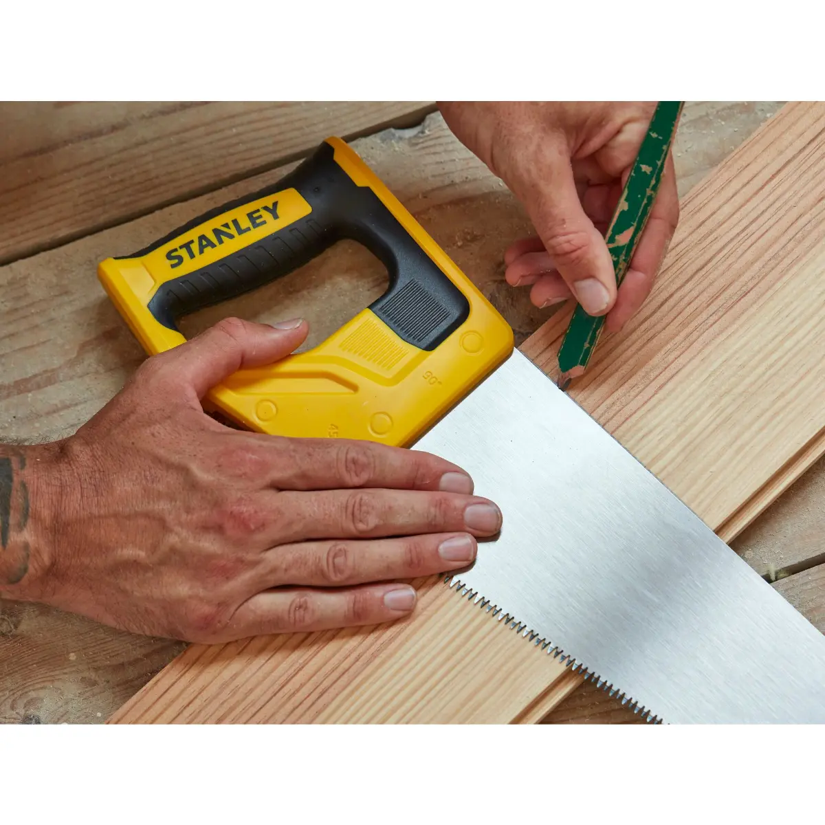 STANLEY Tradecut Holzsäge 20 Zoll / 500 mm 8 TPI