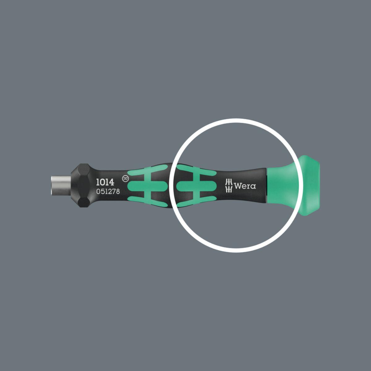 Wera 1014 Kraftform Micro Bits-Handhalter, 4 x 80 mm