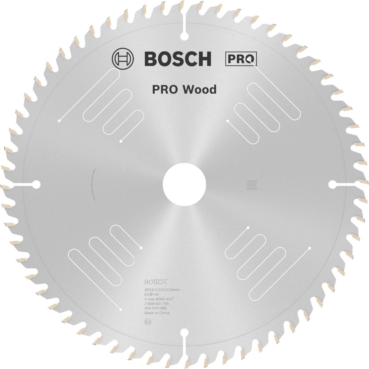 Bosch PRO Kreissägeblatt Optiline Wood für Kapp- und Gehrungssäge ø 254 mm