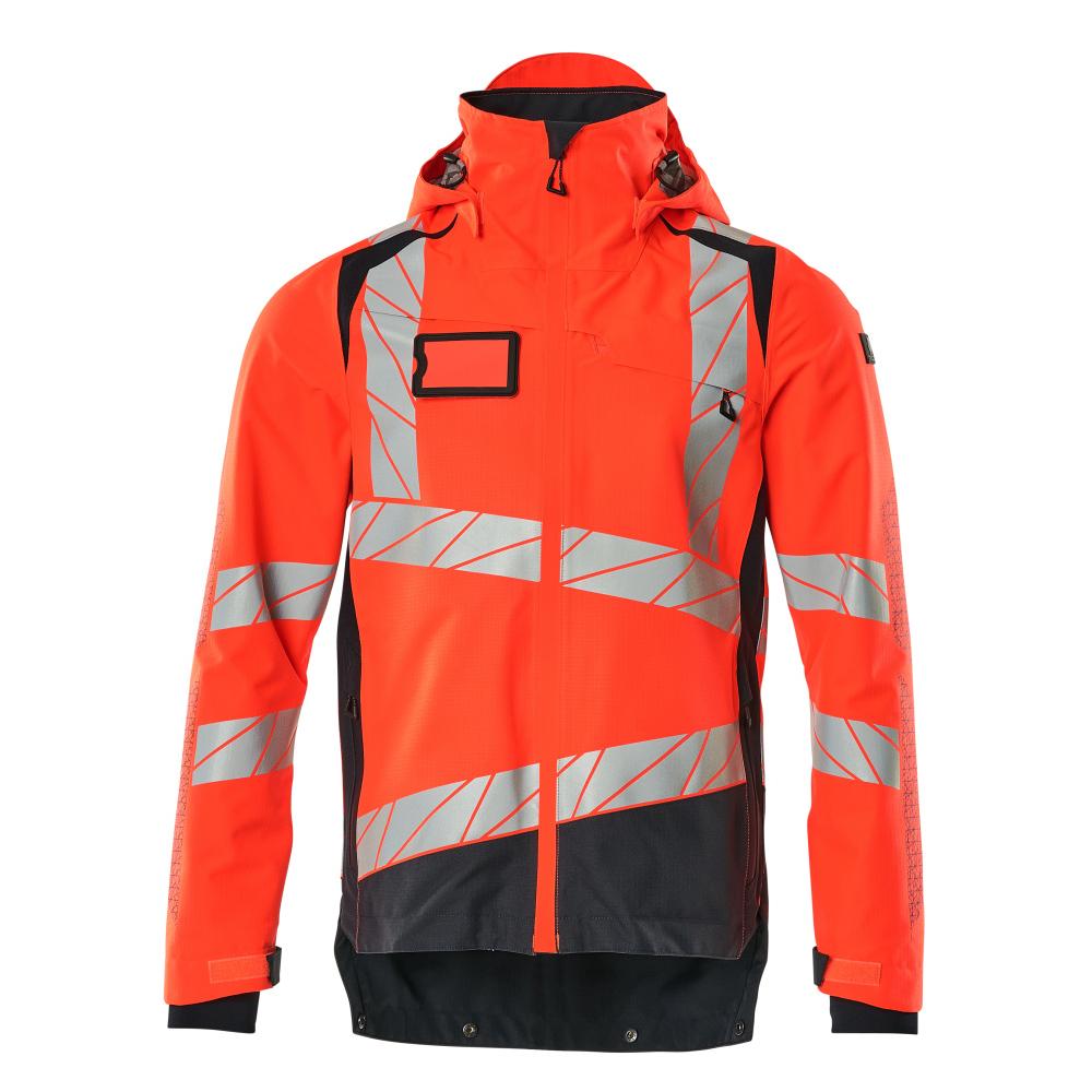 MASCOT Herren Hard Shell Jacke ACCELERATE SAFE | Hi-vis Rot/Schwarzblau ...