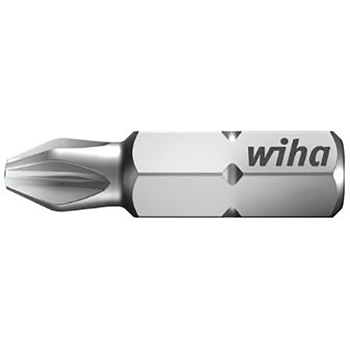 Wiha Bit Set Standard 25 mm Pozidriv (PZ2) 10-teilges Set 1/4 zoll in Box - 10 Stück