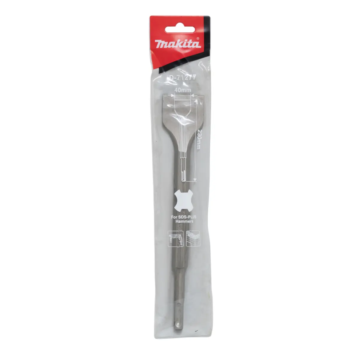 Makita SDS-PLUS Breitmeißel 40x230mm - D-71277