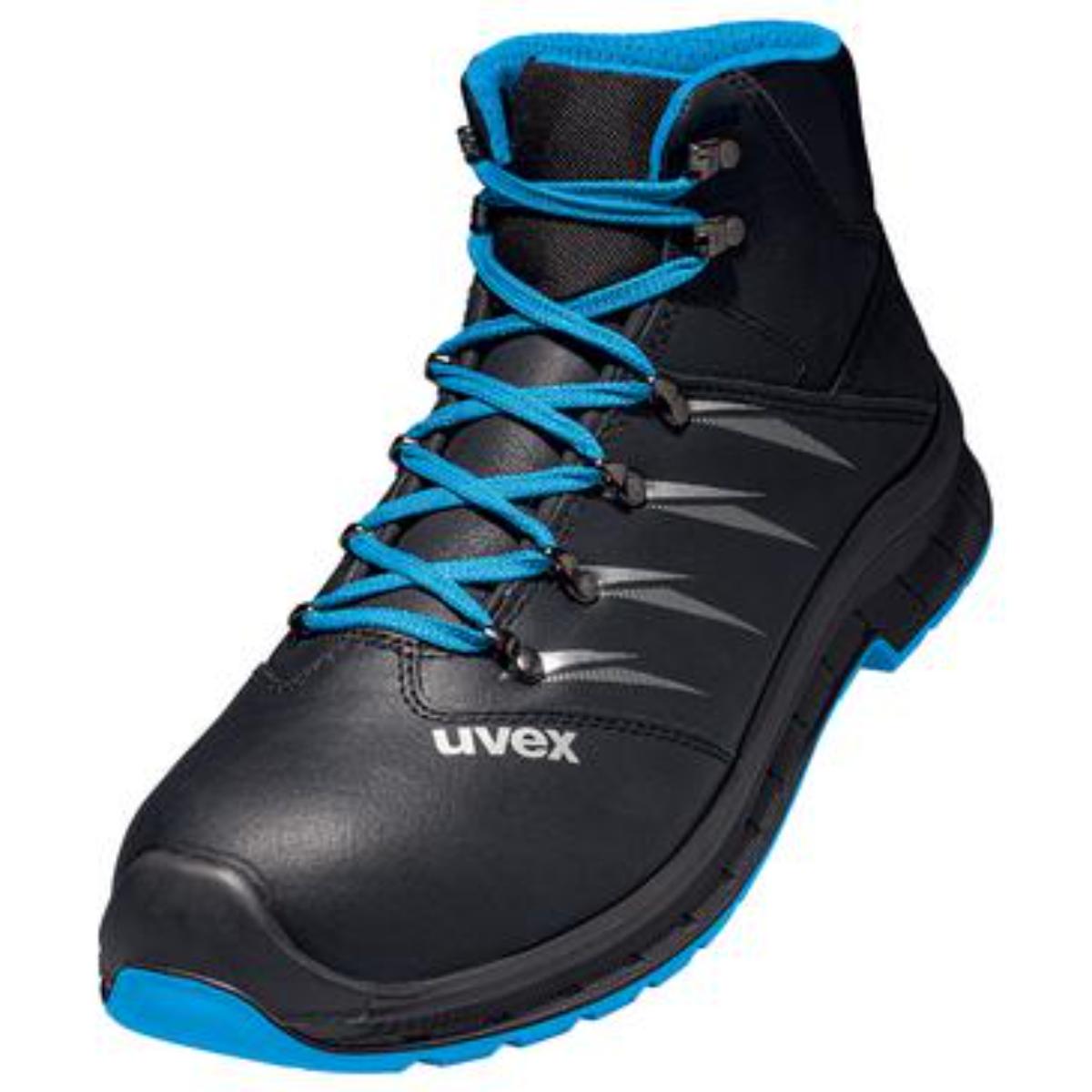 uvex 2 trend Sicherheitsschuh Stiefel S3 blau-schwarz