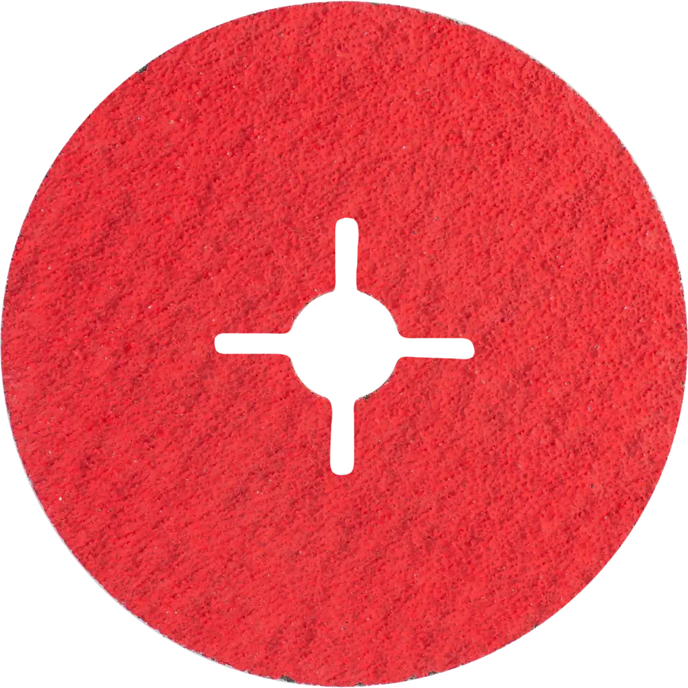 PFERD TOOLS Keramikkorn Fiberscheibe für kühlen Schliff auf Edelstahl