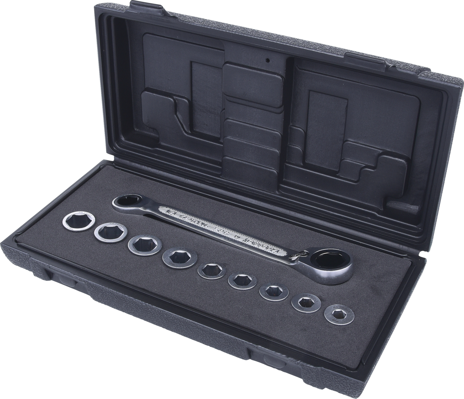 Jeu de clés à cliquet doubles à douille réversibles KS Tools GEARplus 10 pièces
