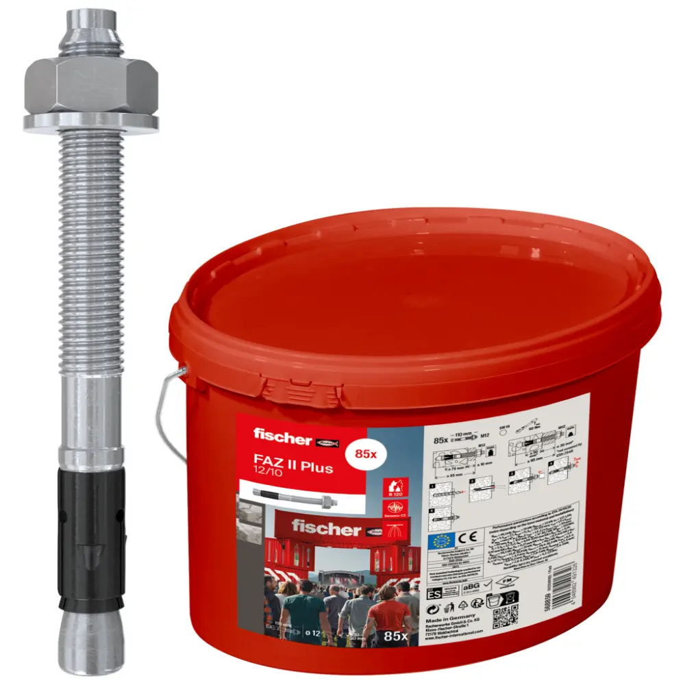 Fischer Bolzenanker FAZ II Plus 12/10 im Eimer - Promo
