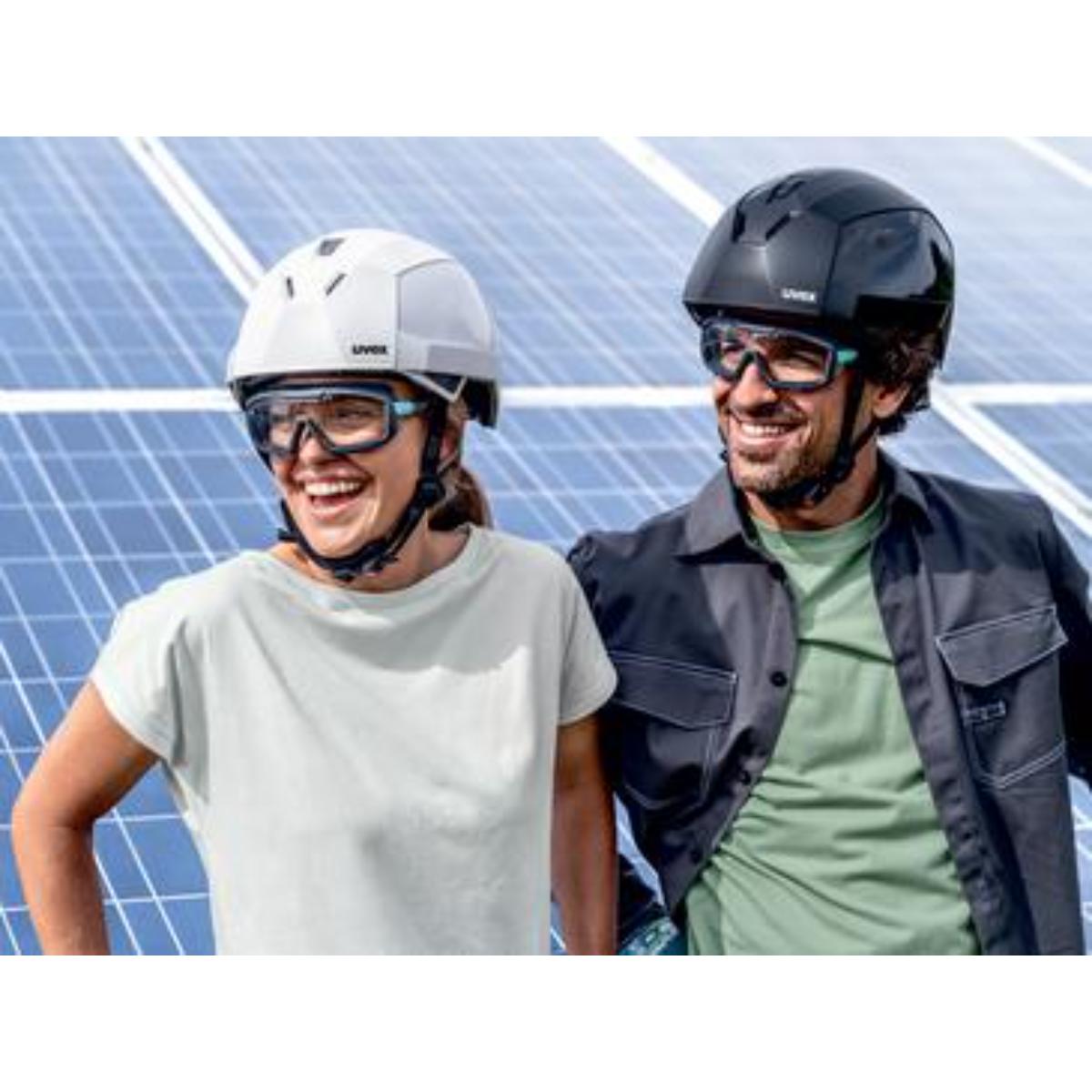uvex i-guard planet Bügelbrille innen beschlagfrei, außen extrem kratzfest & chemikalienbeständig