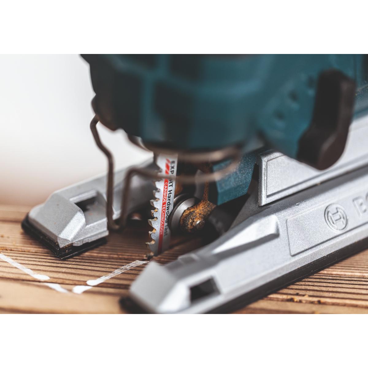 Bosch EXPERT ‘Hardwood Fast’ T 144 DHM Stichsägeblatt, 3 Stück