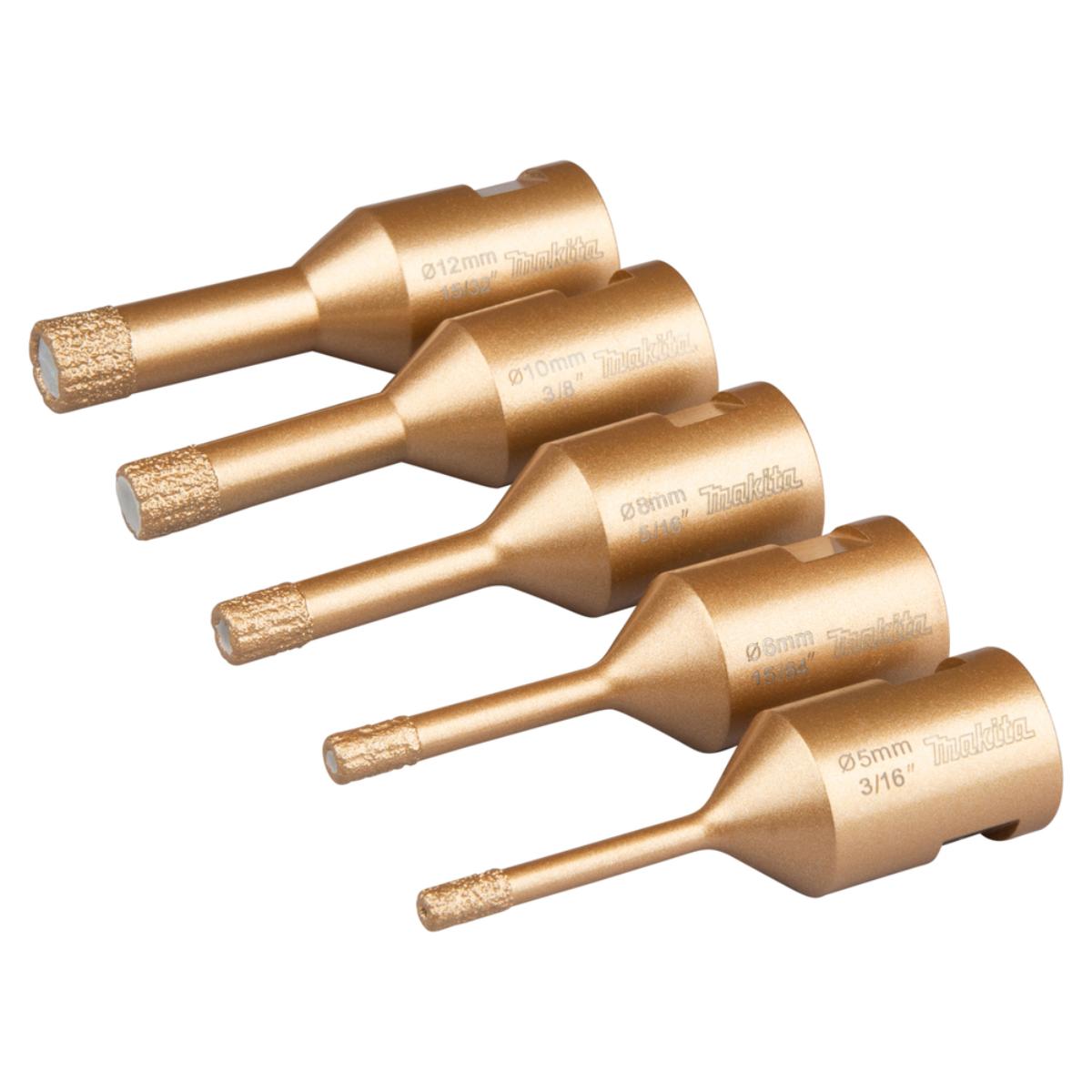 Makita Diamant-Hohlbohrkornen M14 5-teiliges Set
