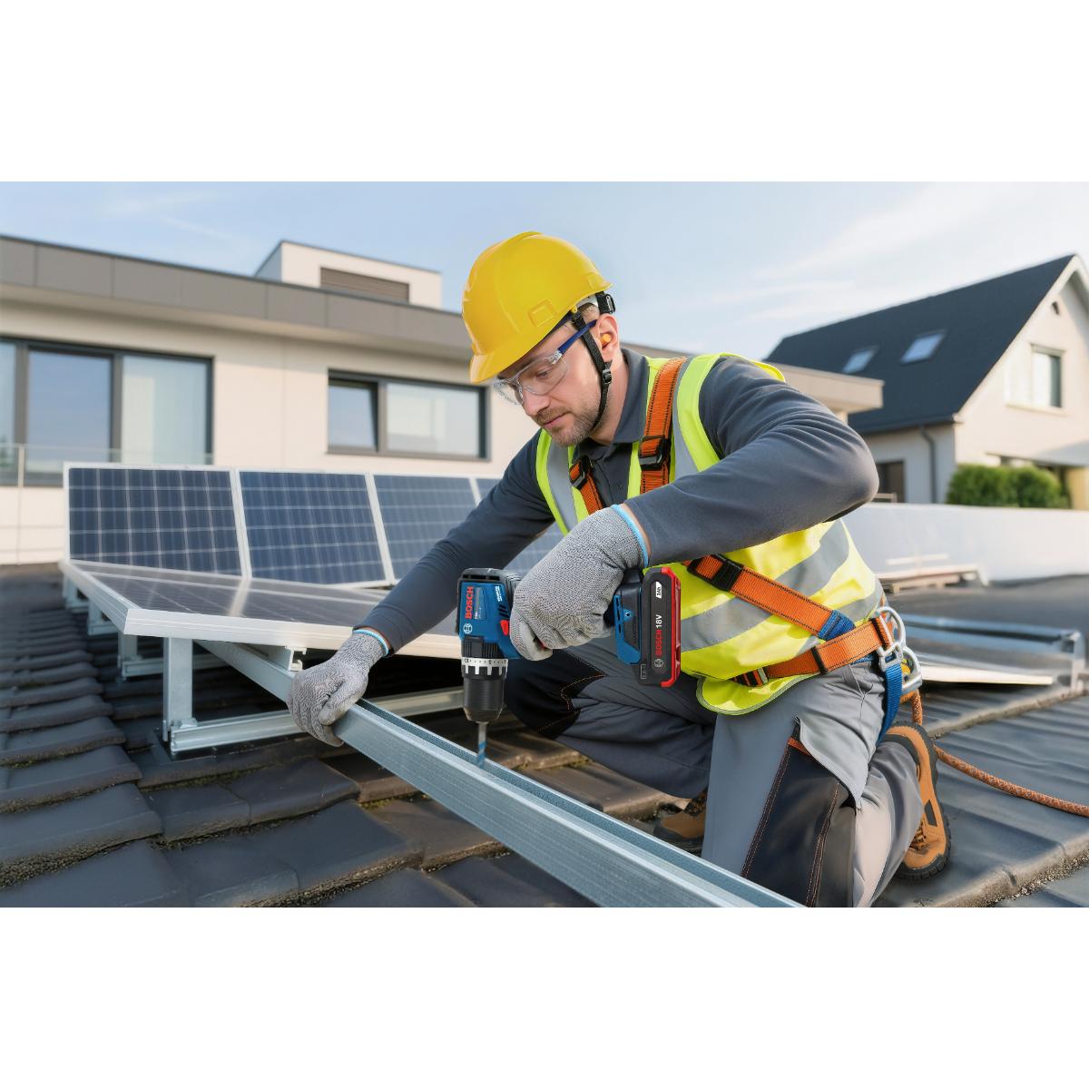 Bosch Akku-Schlagbohrschrauber GSB18V-52, 1x GBA 18V 2.0Ah, 1x GBA 18V 4.0Ah in L-BOXX