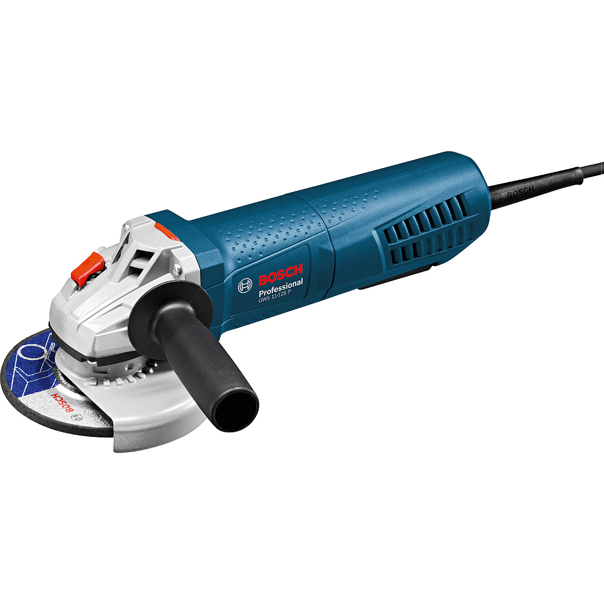 Bosch Winkelschleifer GWS 11-125 P, 240 V + Zusatzhandgriff
