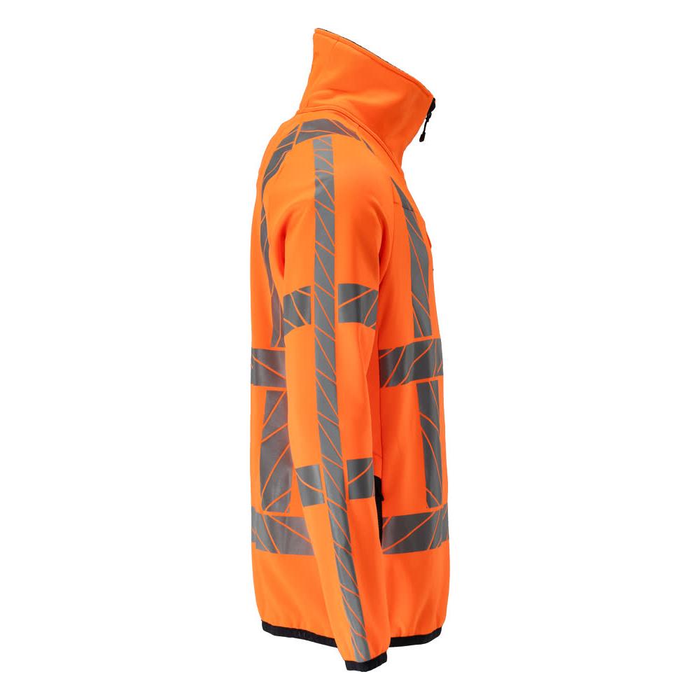 MASCOT Herren Fleecepullover mit Reißverschluss ACCELERATE SAFE Hi-vis Orange