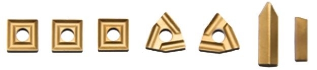 ELMAG HM-Wendeplatten-Satz TIN-beschichtet, 7-teilig