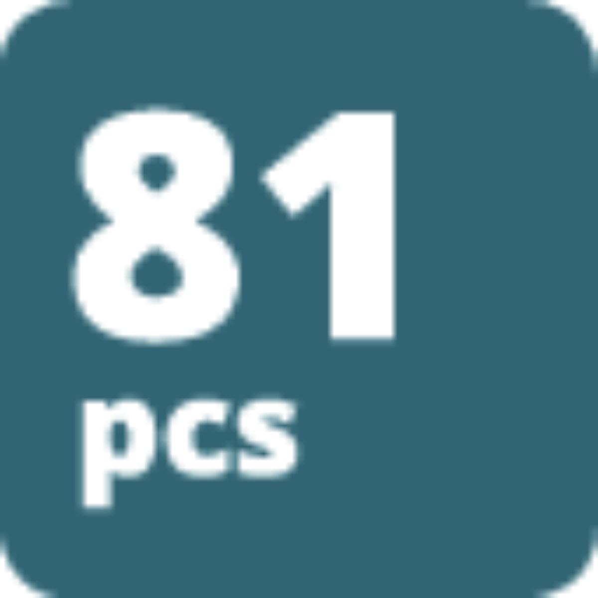 Wiha Werkzeugkoffer XL electric 81-teilges Set