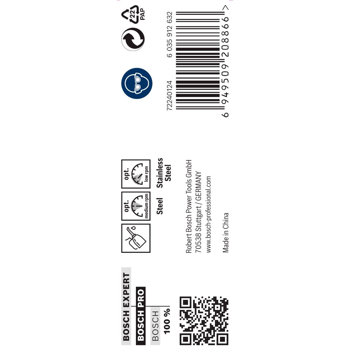 Bosch PRO Metallbohrer HSS-Co, DIN 338