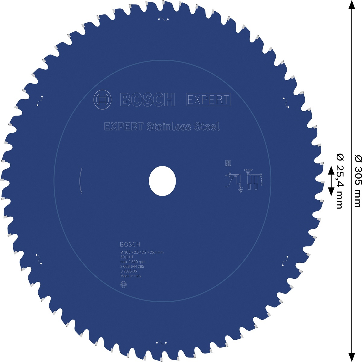 Bosch Kreissägeblatt Expert for Stainless Steel