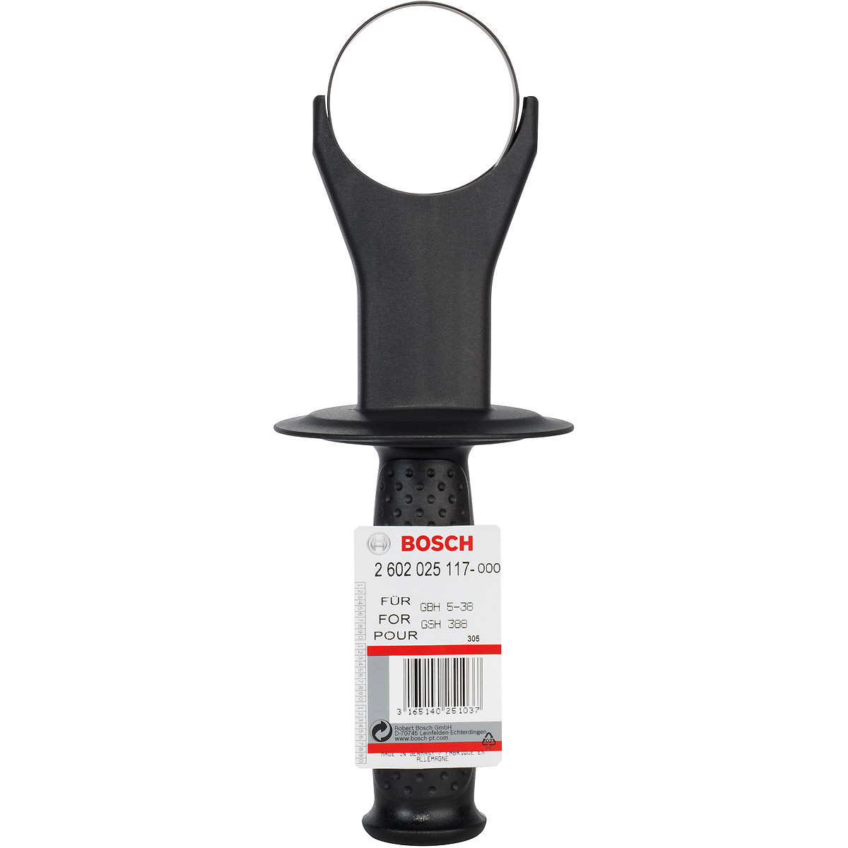 Bosch Handgriff für Bohrhämmer, passend zu GSH 5000, 5 GBH 500