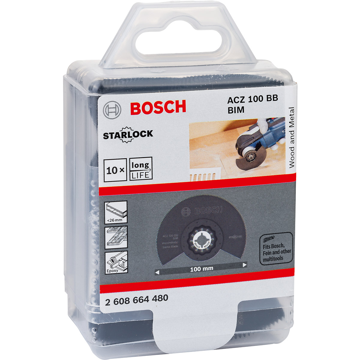 Bosch BIM Segmentsägeblatt ACZ 100 BB, Wood and Metal, 100 mm