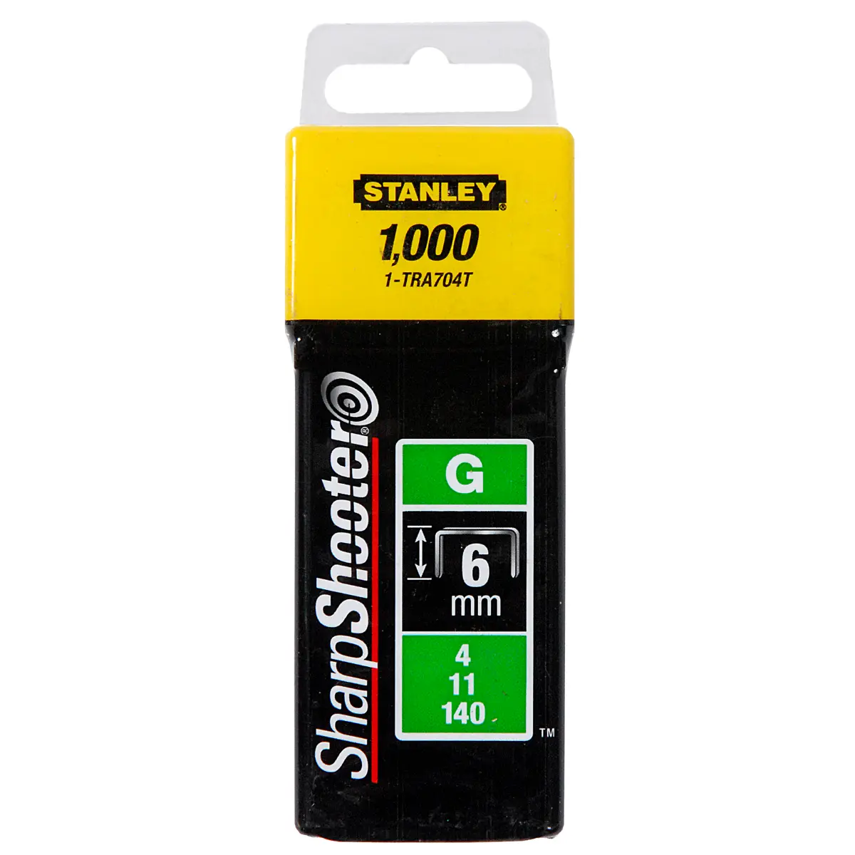 STANLEY Klammern Typ G 12 mm 1000 St. für Elektro- u. Handtacker Typ G stabile Verpackung