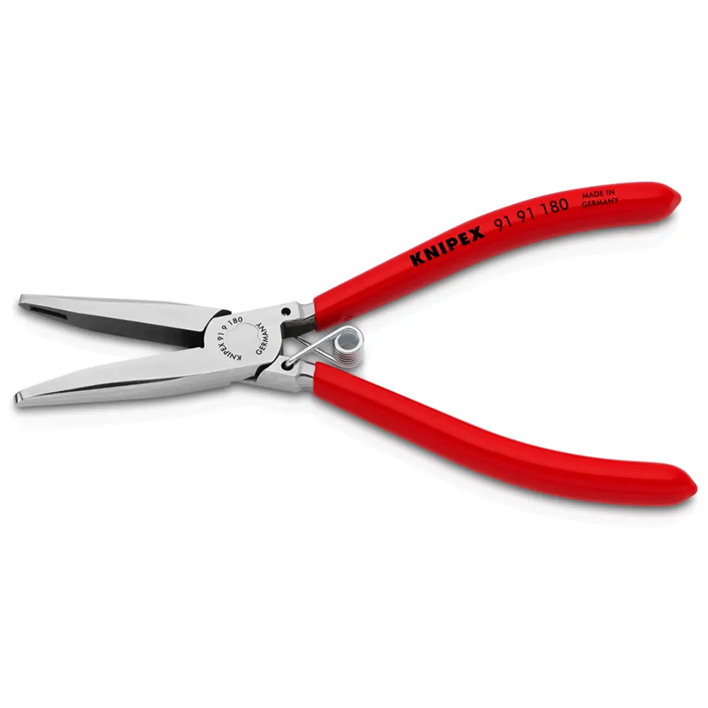 KNIPEX Polsterklammerzange mit Kunststoff überzogen spiegelpoliert 180 mm