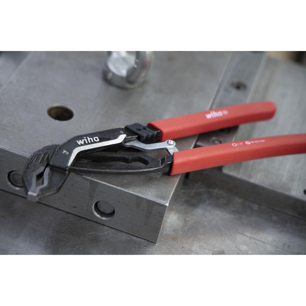 Wiha Wasserpumpenzange QuickFix Classic automatisch - Blisterverpackung