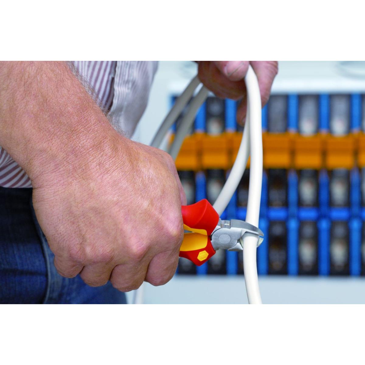 Wiha Zangen Set Professional electric Kombi-, Flachrundzange, Seitenschneider 3-teilges Set