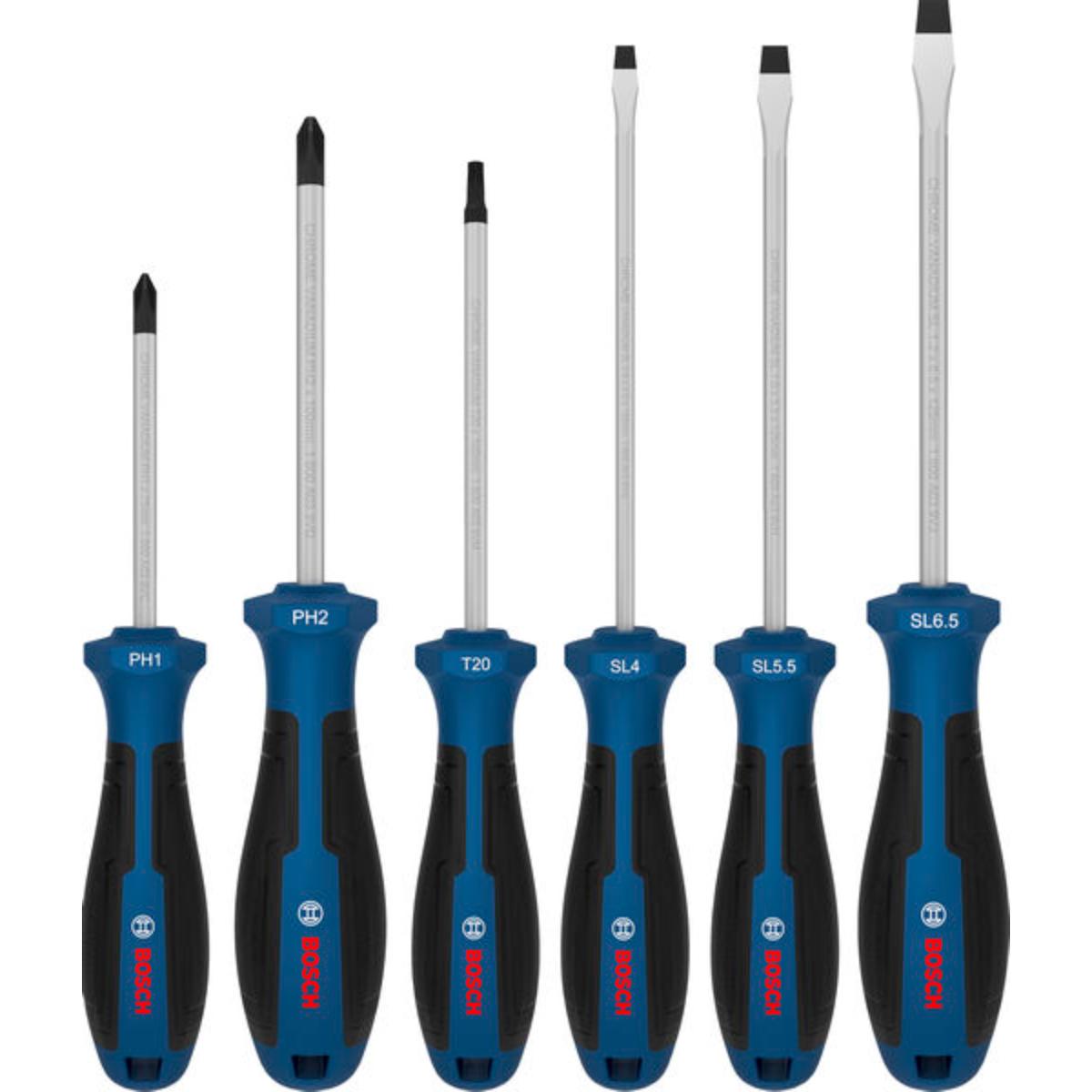 Bosch Schraubendreher PH/TX/SL, 6-teilges Set