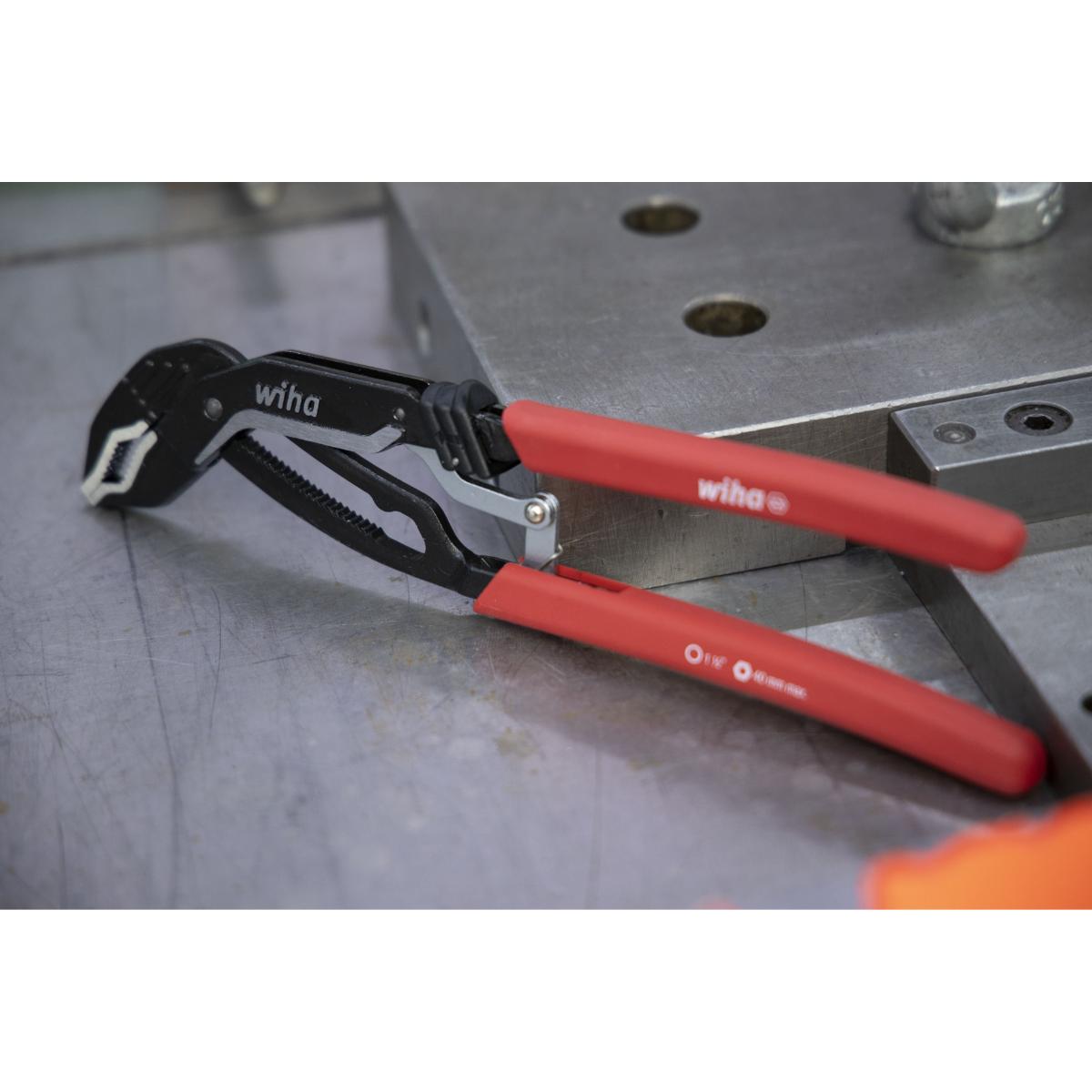 Wiha Wasserpumpenzange QuickFix Classic automatisch - Blisterverpackung